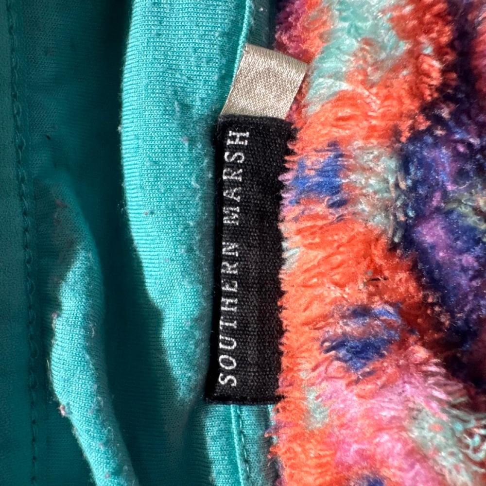 Southern Marsh colorful Southwestern print fleece pullover đď¸â¨ - Picture 4 of 4